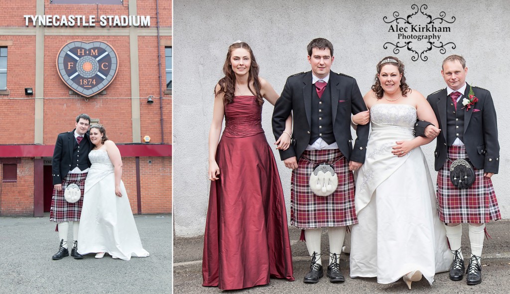 Jennifer and Mark Tynecastle Wedding, Edinburgh